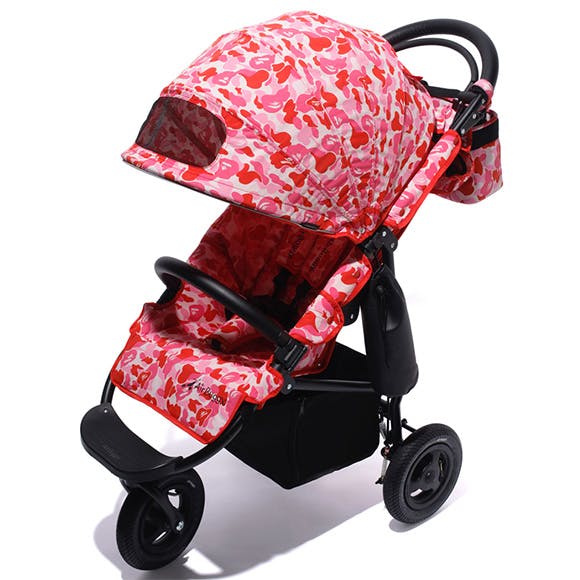 pink camo stroller